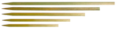 Flat Bamboo Hirakushi Skewers 6.0x180mm