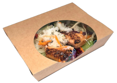 Top Load Kraft Salad Box Large