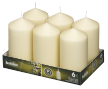 150x80mm Bolsius Professional Ivory Pillar Candles
