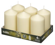 130x58mm Bolsius Professional Ivory Pillar Candles 130x58mm Bolsius Professional Ivory Pillar Candles