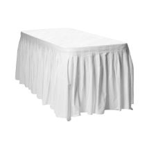 White Table Skirts 72x4mtr
