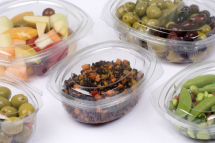 375ml Hinged Oval Salad Container