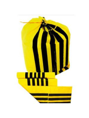 Yellow MDPE Tiger Sack - 5kg 355x558x635