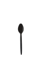 Deluxe Black Plastic Tea/Coffee Spoon