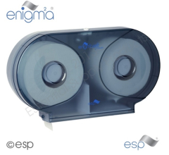 Midi Twin Toilet Roll Disp 9Inch White