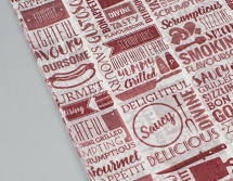 Go Eat Red Greaseproof Paper