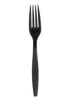 Go-Pak Heavy Weight Black Plastic Fork