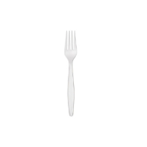 White Biodegradable Fork