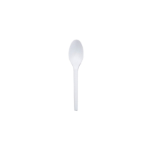 White Biodegradable Coffee Spoon