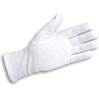 White Cotton Serving Gloves