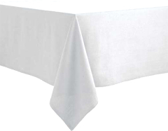 White Derry Table Cover 90cm x 90cm