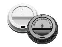Black Dome Sip Thru Lid To Fit 12 and 16oz Cups