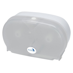 Twin Coreless Toilet Roll Dispenser Blue