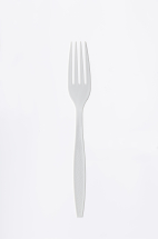 Go-Pak Heavy Weight White Plastic Fork