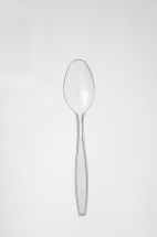 Go-Pak Heavy Weight Clear Plastic Dessert Spoon Go-Pak Heavy Weight Clear Plastic Dessert Spoon