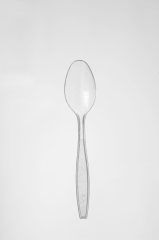 Go-Pak Heavy Weight Clear Plastic Dessert Spoon
