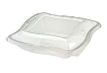 500ml Hinged Wave Salad Container