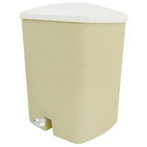 Cream Pedal Bin 15L Cream Pedal Bin 15L