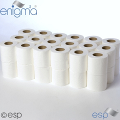 2 Ply White Toilet Roll 95mm x 105mm 200 Sheets