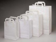 Medium White Kraft Bag