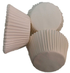 White Greaseproof Muffin Cases