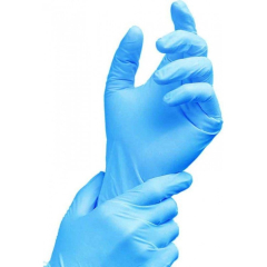 Medium Blue Powder Free Vinyl Gloves