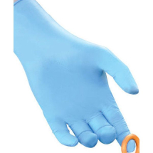 Small Blue Powder Free Vinyl Gloves