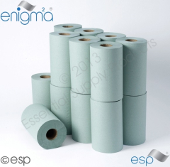 1 Ply Green Roll Towel 76M 400mm x 45mm