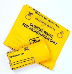Heavy Duty Yellow Clinical Waste Sack 14x22x25Inch