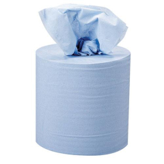 100% Biodegradable 2ply Blue embossed centrefeed 400 sheets