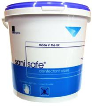 Sanisafe Sanitising Wipes 1000 Sheet Bucket Sanisafe Sanitising Wipes 1000 Sheet Bucket