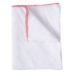 Red Edge Stockinette Dish Cloths