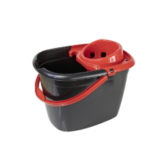 Red Mop Bucket & Wringer 15 Litre