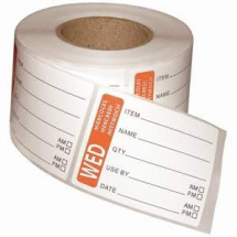 Wednesday Prepared Label (Red) Wednesday Prepared Label (Red)
