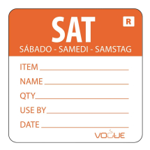 Saturday Prepared Label Saturday Prepared Label