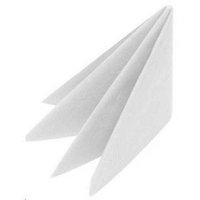 3 Ply White Napkins 40cm