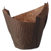 Brown Tulip Greaseproof Muffin Case