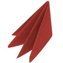 2 Ply Red 8 Fold?Napkin 40cm