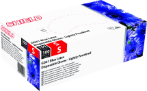 Small Blue Lightly-Powdered Latex Gloves Small Blue Lightly-Powdered Latex Gloves