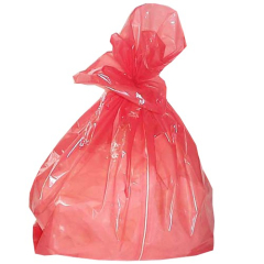 Red Soluble Laundry Bags 18/28x30Inch