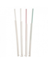 Individually Wrapped Bendy Straws 210mm